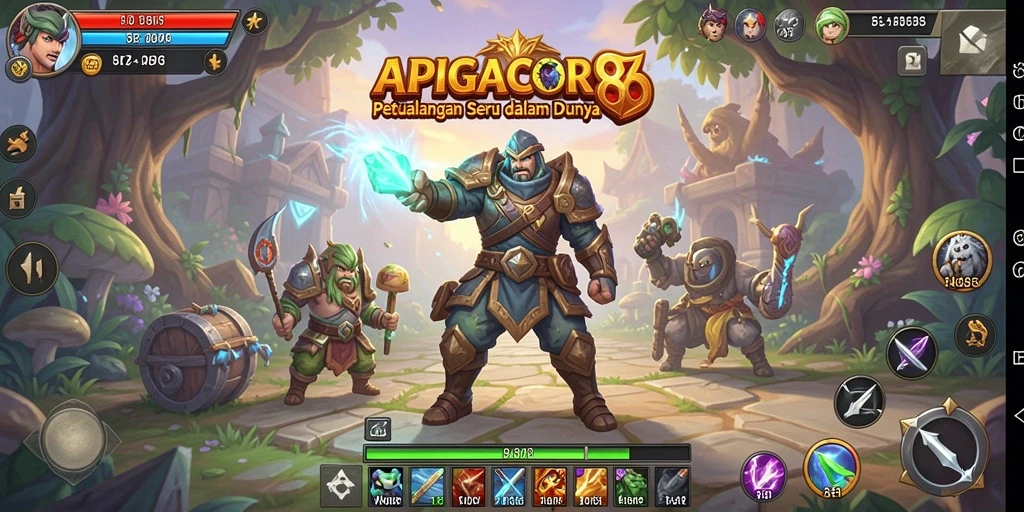 Tampilan gameplay seru dan mendalam di dunia APIGACOR88.