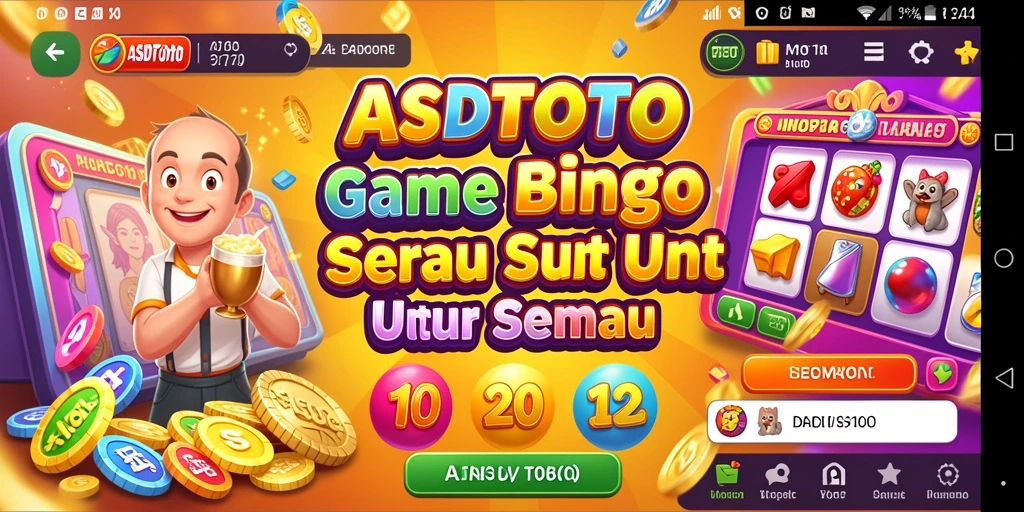 Screenshot ASDTOTO menampilkan pengalaman bermain Bingo yang seru dan interaktif.