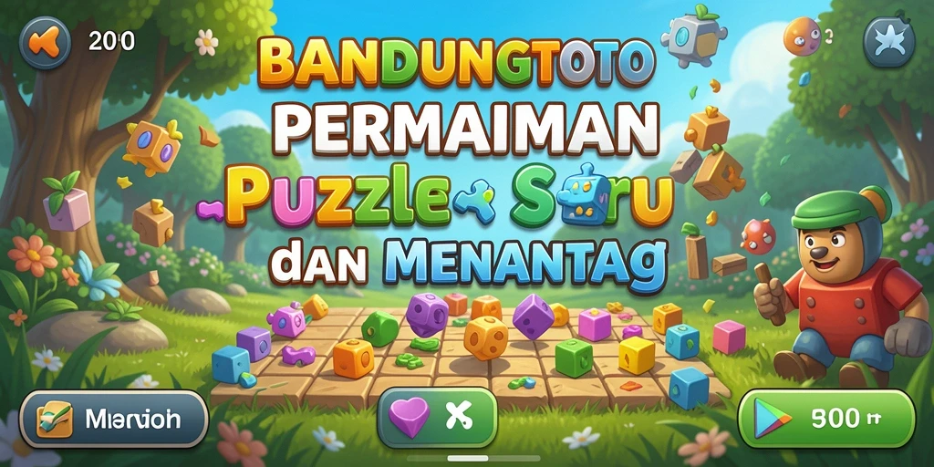Tampilan utama gameplay BANDUNGTOTO yang menampilkan tantangan puzzle menarik.