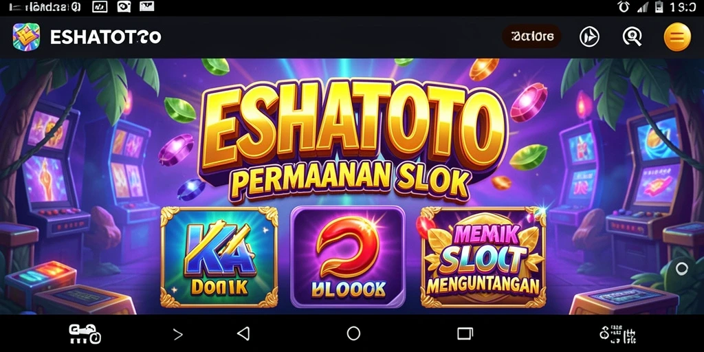 Tampilan menarik dari gameplay ESHATOTO yang memukau dan seru.