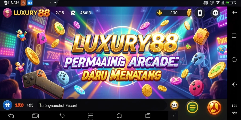 Tampilan gameplay LUXURY88 yang menampilkan keseruan permainan Arcade.