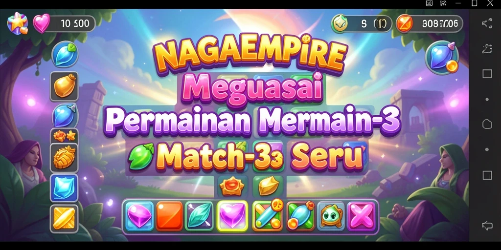 Tampilan gameplay seru dan warna-warni dari NAGAEMPIRE.