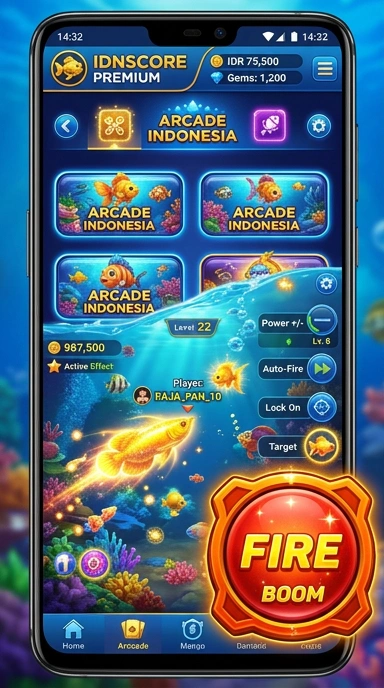 Fitur pencarian cepat pada aplikasi idnscore.